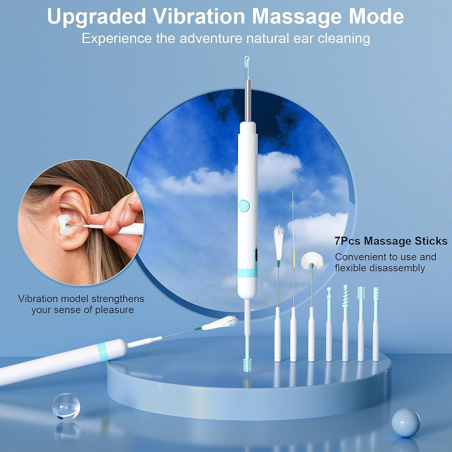 ear vibration massage Cordless Ears Acupoints Vibrating Ear Massager Care Relieve Pain Pressure