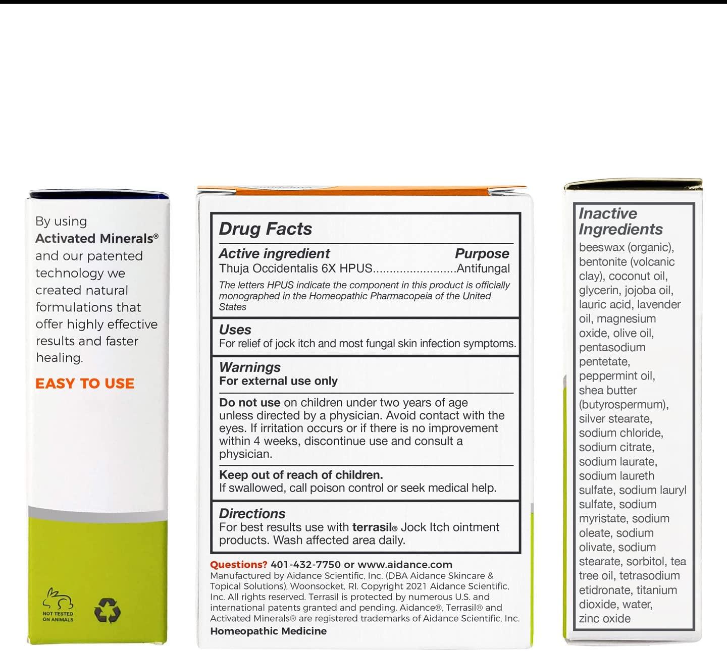 Jock Itch Treatment MAX 50gm Tube & Antifungal Soap Kit Natural