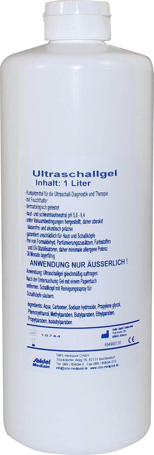 Seidel Ultrasound Gel - 4 x 1000ml Conductive Lubricant for Medical &  Aesthetic Use - Fast International Shipping | Buy Now with Express  International Delivery | GoSupps.com