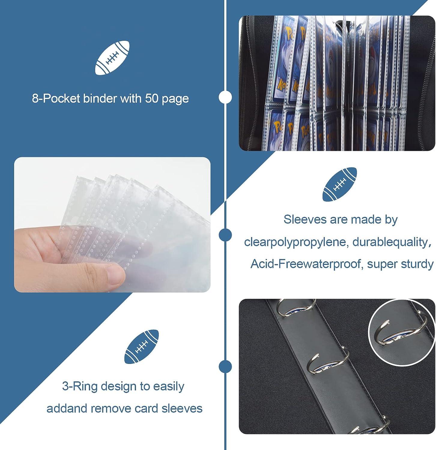 card binder best way to store sports cards Trading Card Binder 360 Pockets Trading Card Holder Book enhanced PU C –  Toytooth main image 0