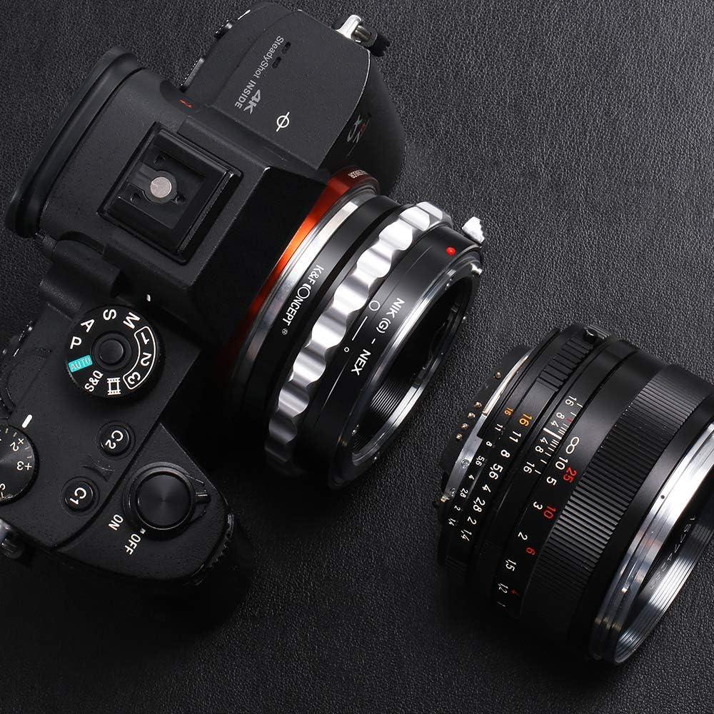 K&F Concept Nikon G to Sony E-Mount Lens Mount Adapter for Alpha