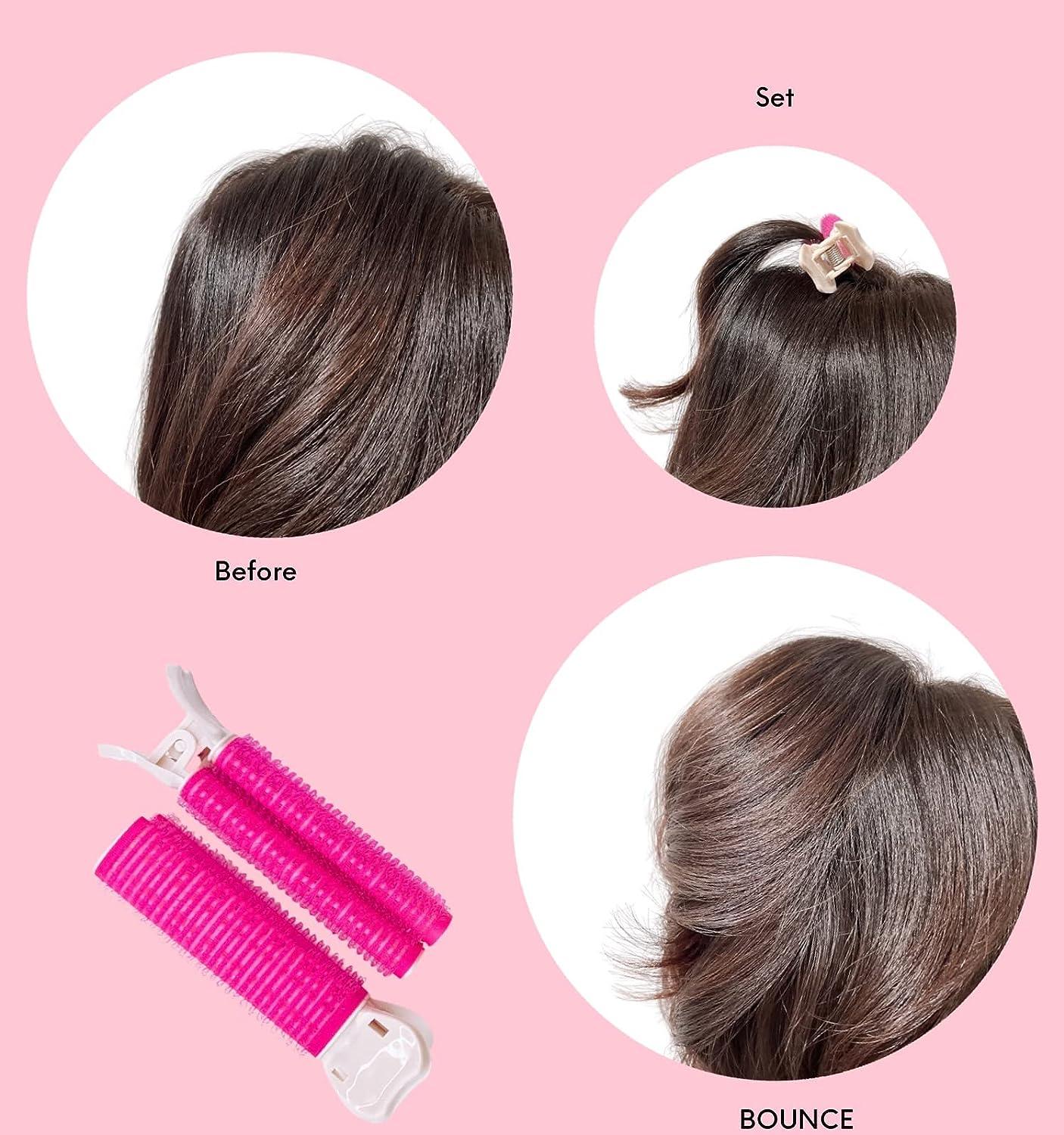 HAIR ROOT VOLUMIZING CLIP (CHERRY PINK) 2 Count (Pack of 1)