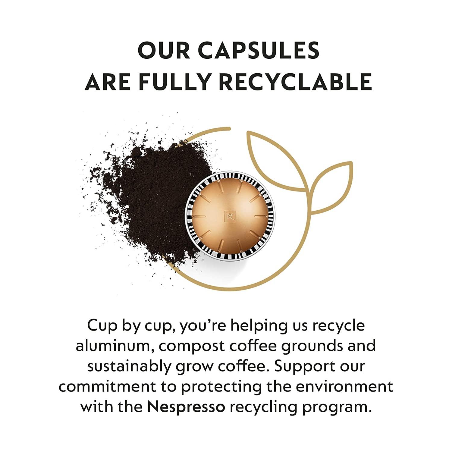 Nespresso Capsules VertuoLine, Melozio, Medium Roast Coffee, 30 Count Coffee Pods, Brews 7.8oz, Size: 7.8 oz