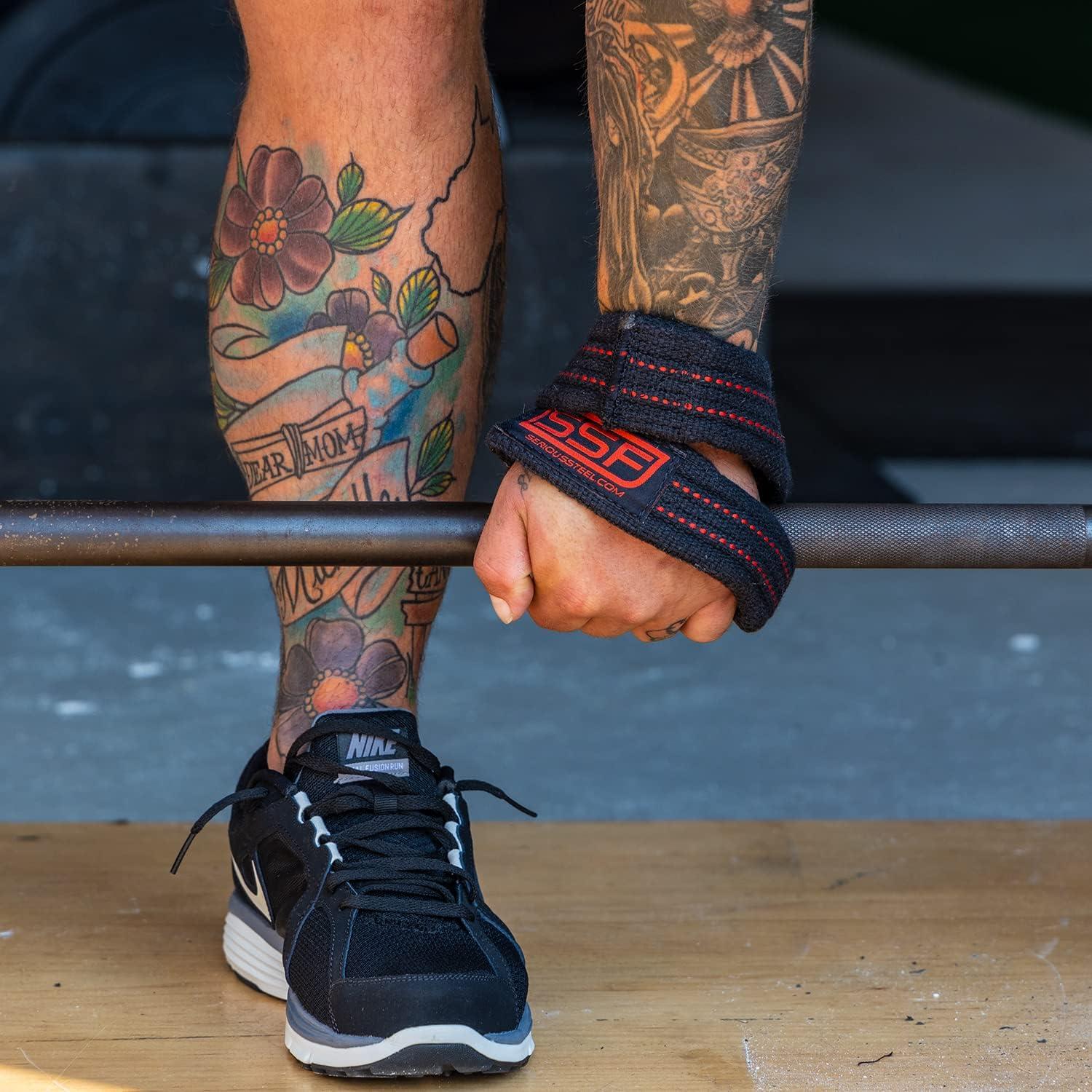 SERIOUS STEEL FITNESS Figure 8 Straps Deadlift Straps Heavy Duty