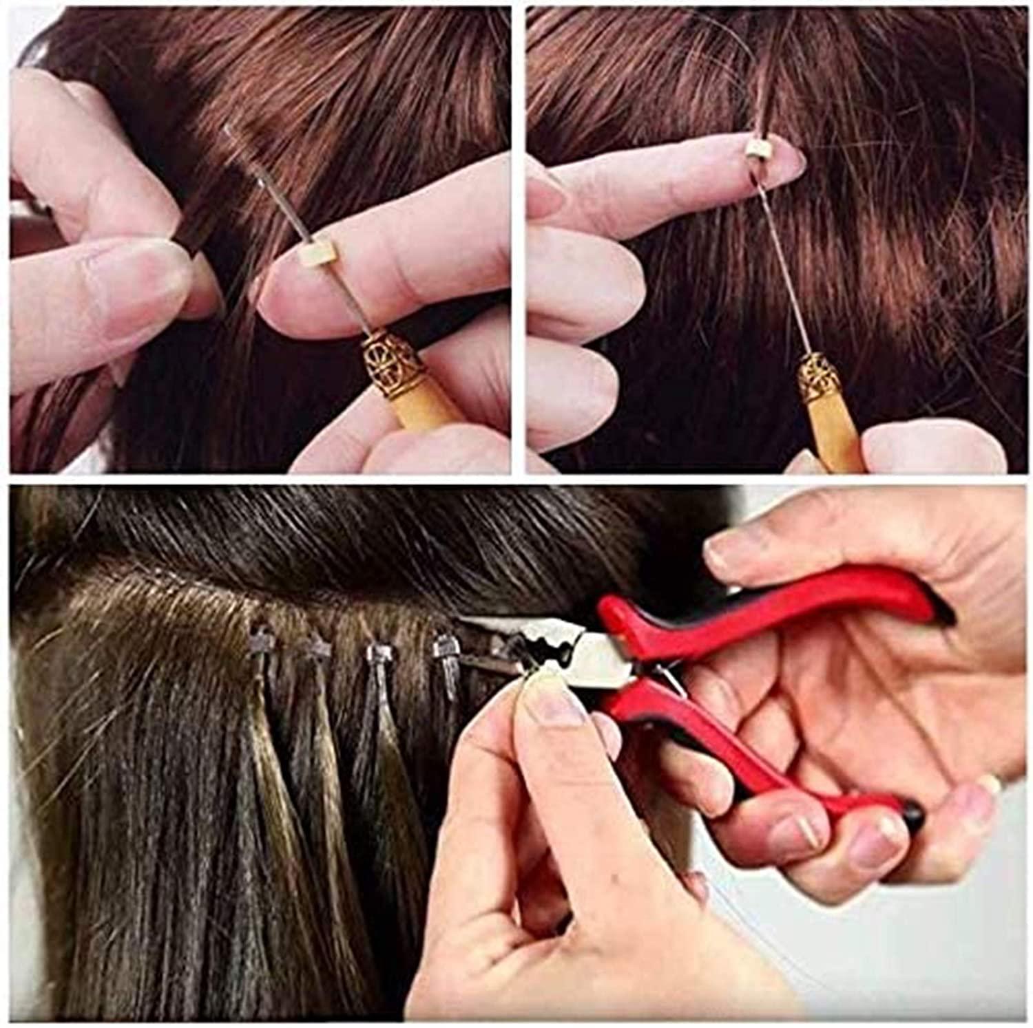 10pcs hair extension holder Pulling Hair DIY Hook Tool Hair