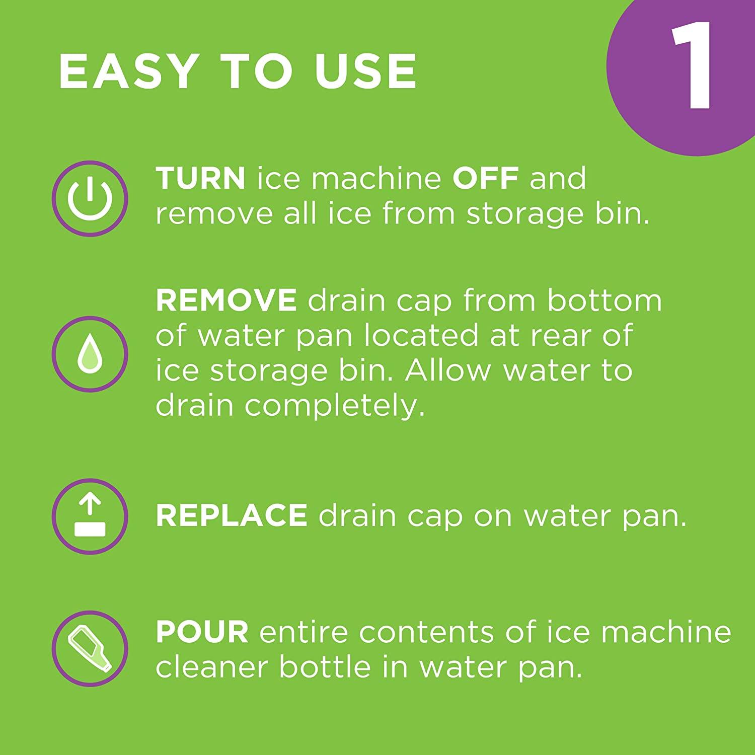 Affresh Ice Machine Cleaner, Helps Remove Hard Water and Mineral