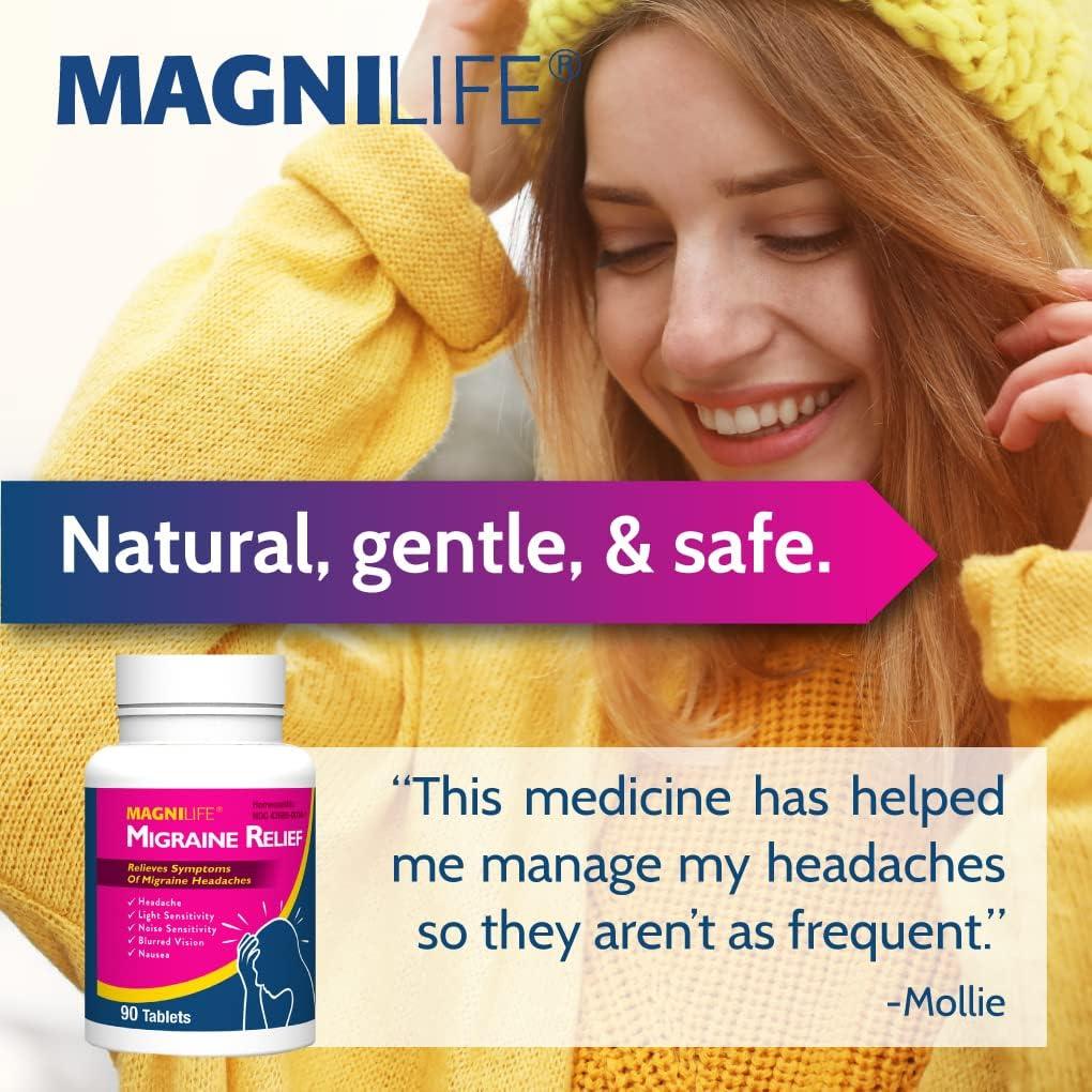 MagniLife Migraine Relief FactActing Relieve Throbbing Pulsating
