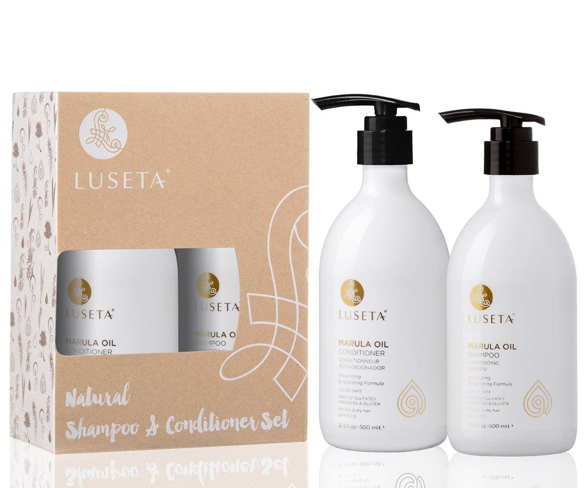 Luseta Marula Oil Hydrating Hair Shampoo and Conditioner Duo Set