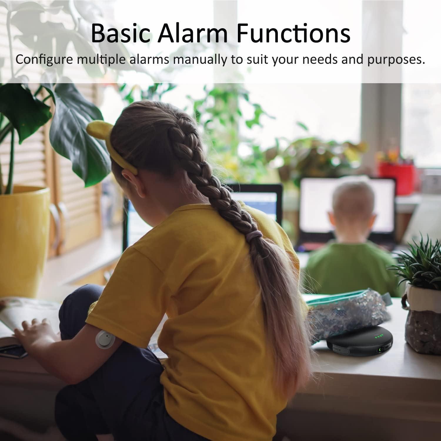 iLuv Smart Shaker Vibration Shaker Alarm Bluetooth Dexcom & Freestyle Libre  Sleep Aid Compatible with Apple & Android Black | Buy Now with Express  International Delivery