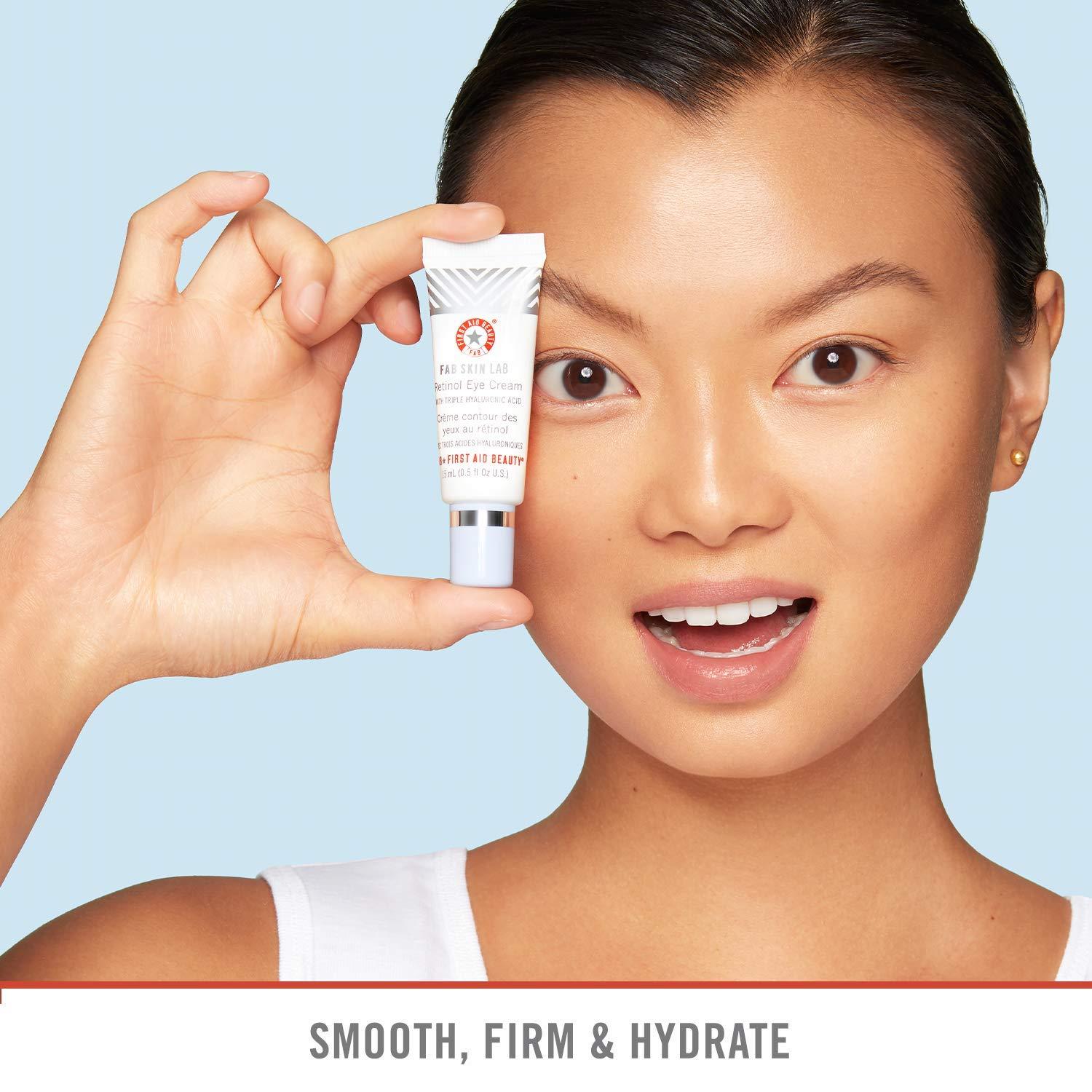 First Aid Beauty FAB Skin Lab Retinol Eye Cream with Triple Hyaluronic