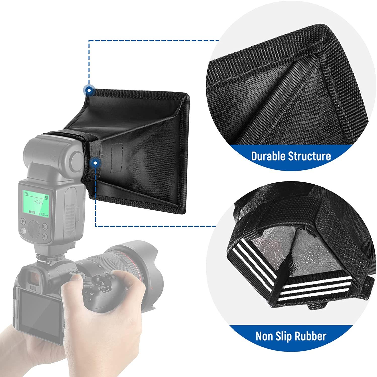 NEEWER Flash Diffuser Light Softbox 6x5 Collapsible with Storage