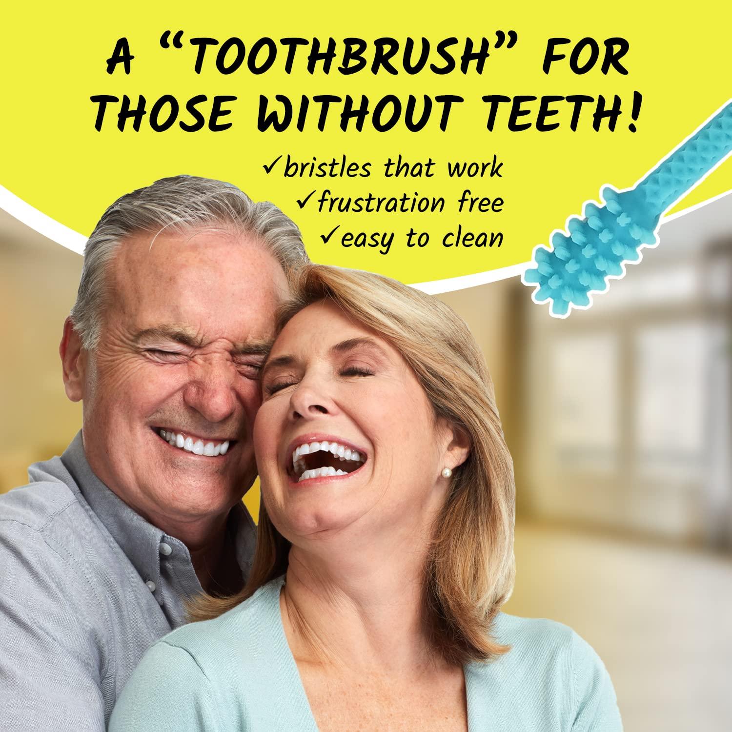 Denture Dart V4 Hard Plastic Denture Brush Denture Gel Adhesive