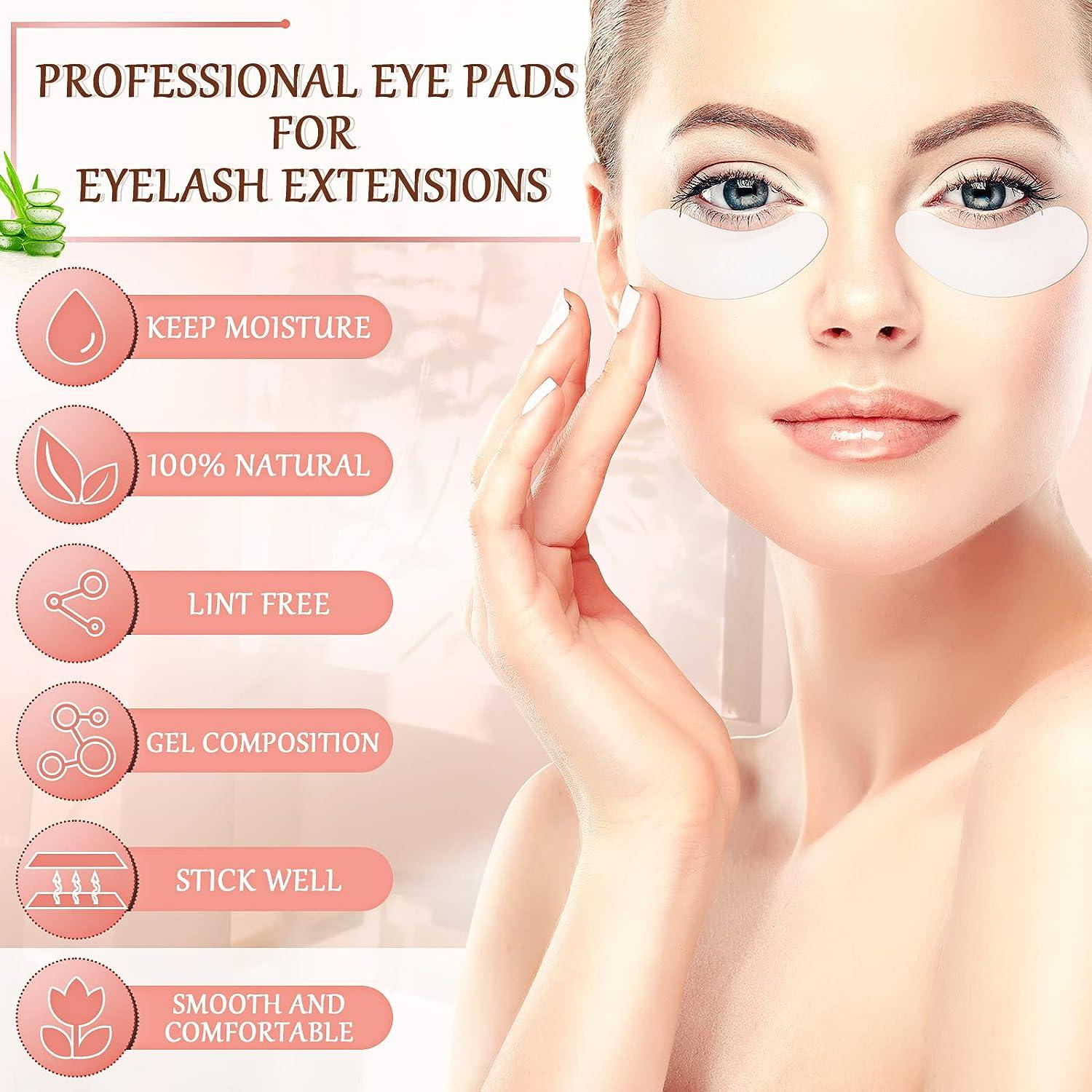 500 Pairs Under Eye Pads for Lash Extensions Under Eye Gel Pads Under