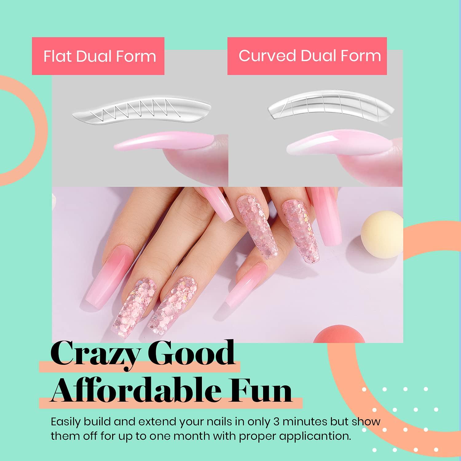 Fast Building Nail Poly Nail Gel Nail Extension Clear Nude - Temu United  Kingdom
