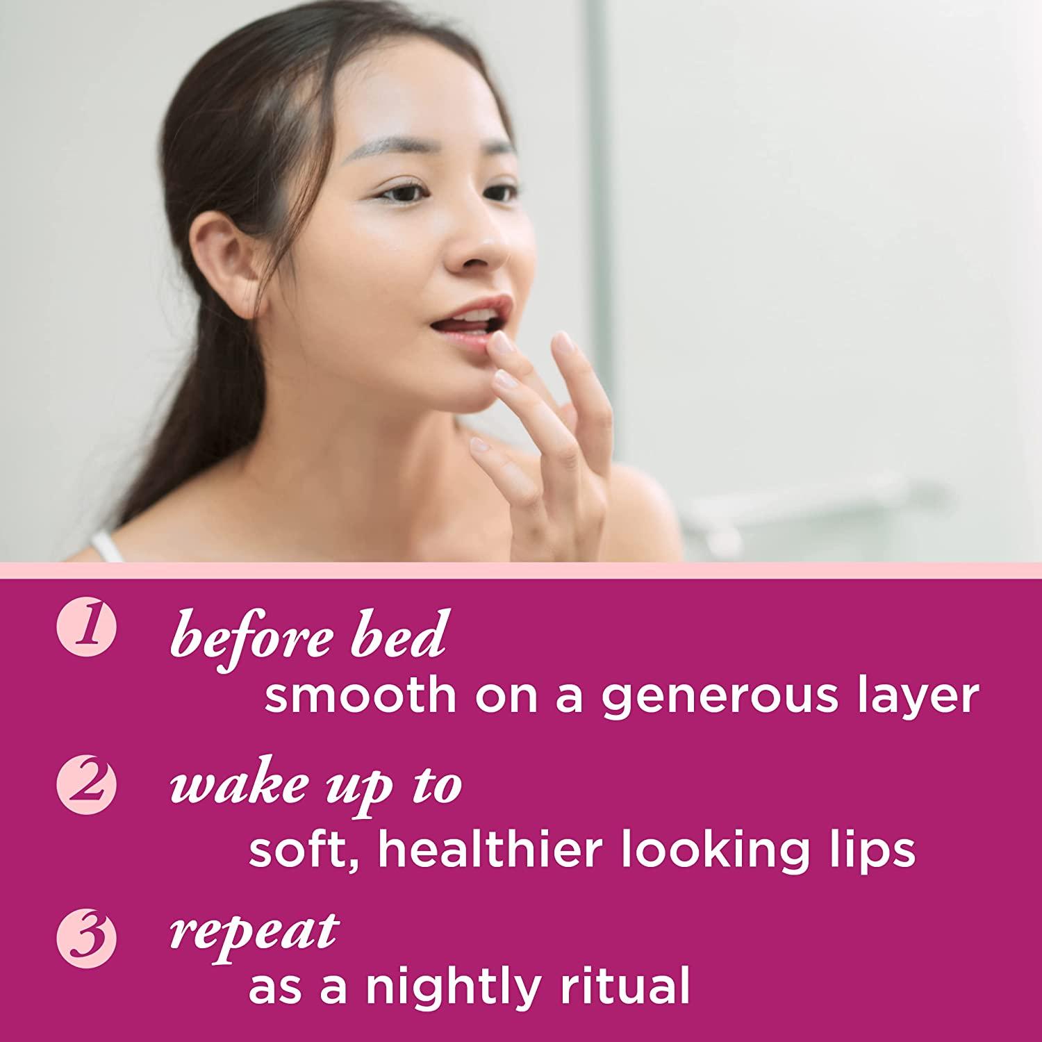 Burt's Bees Overnight Intensive Lip Treatment, Moisturizing Lip Care