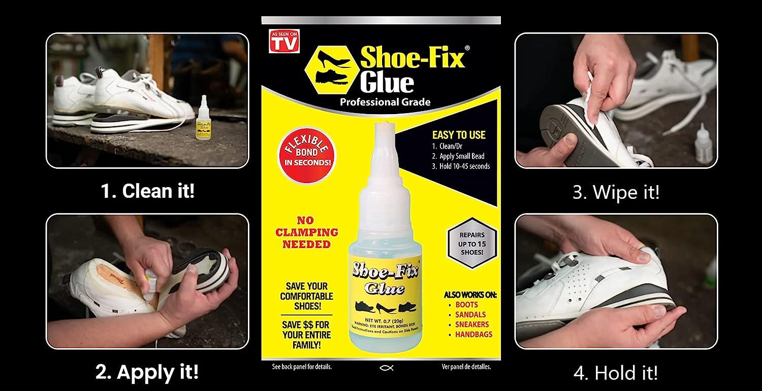 Boot-Fix Glue Professional Grade - Easy to Use Glue, Flexible Bond