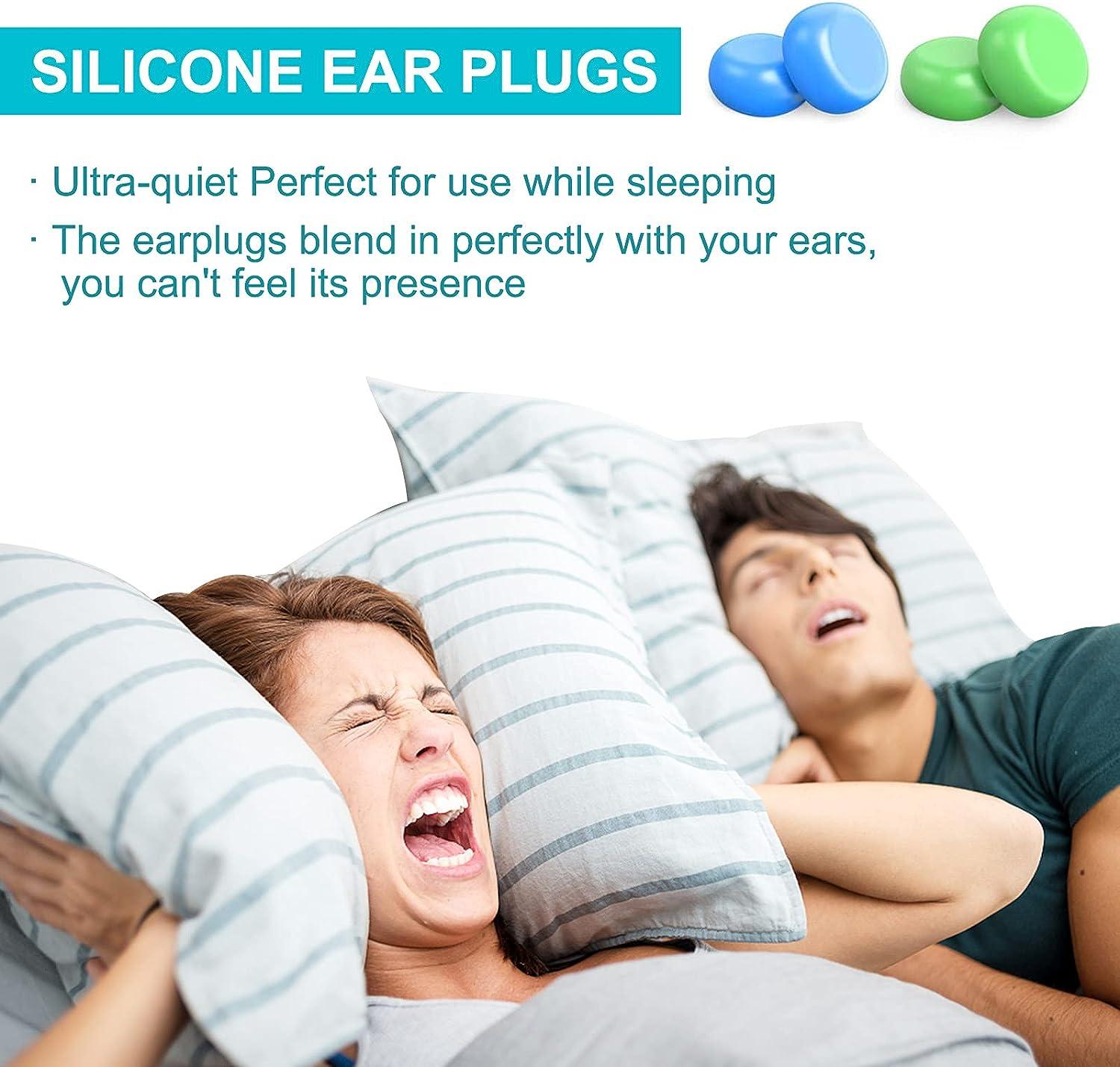 36PCS Wax Ear Plugs For Sleeping, Reusable Noise Cancelling Earplugs