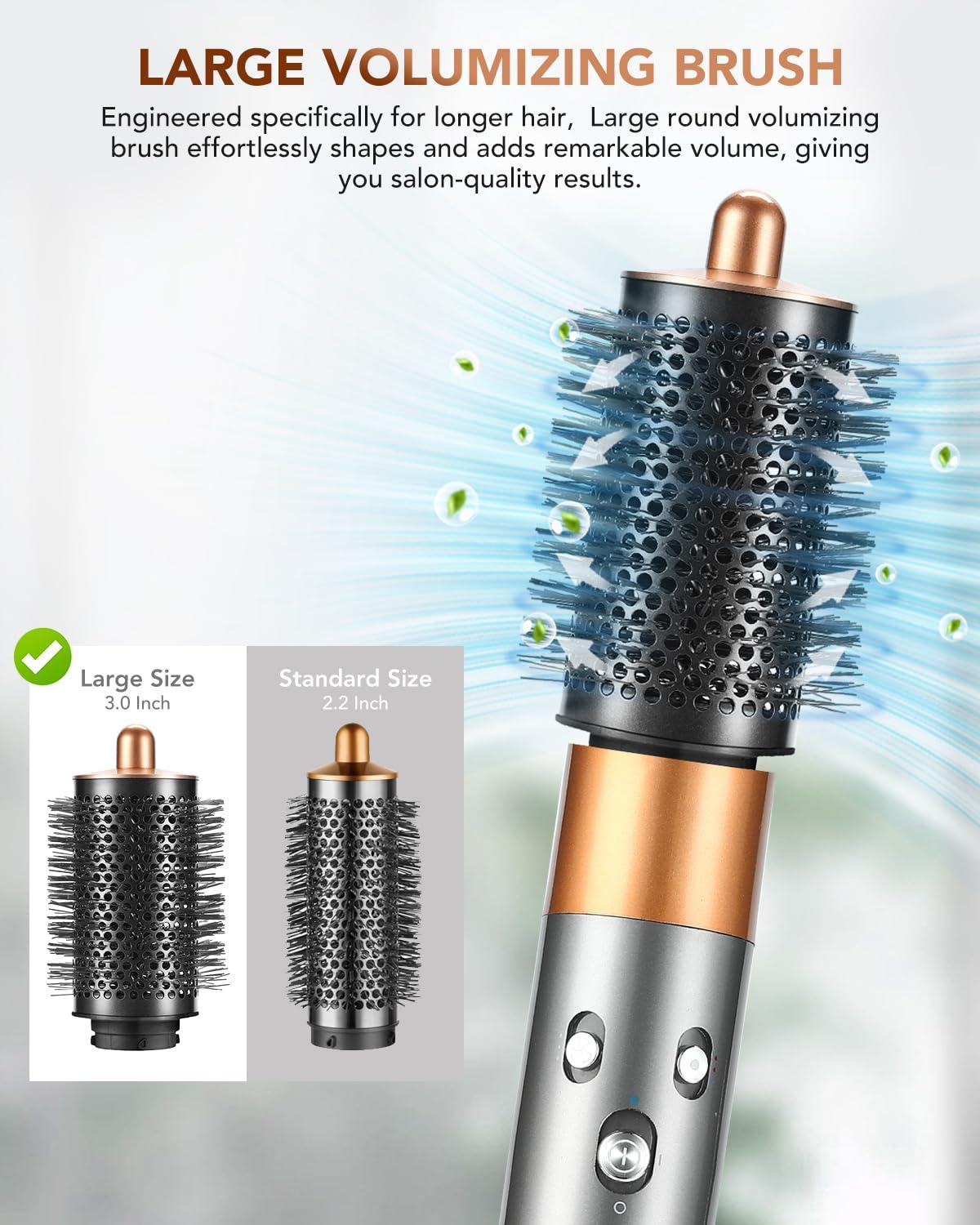 Upgrade Large Round Volumizing Brush for Dyson Airwrap HS01/HS05