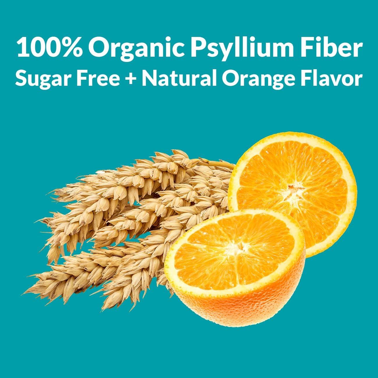 Nusyllium Ultra Sugar Free KetoFriendly Organic Psyllium Fiber Powder