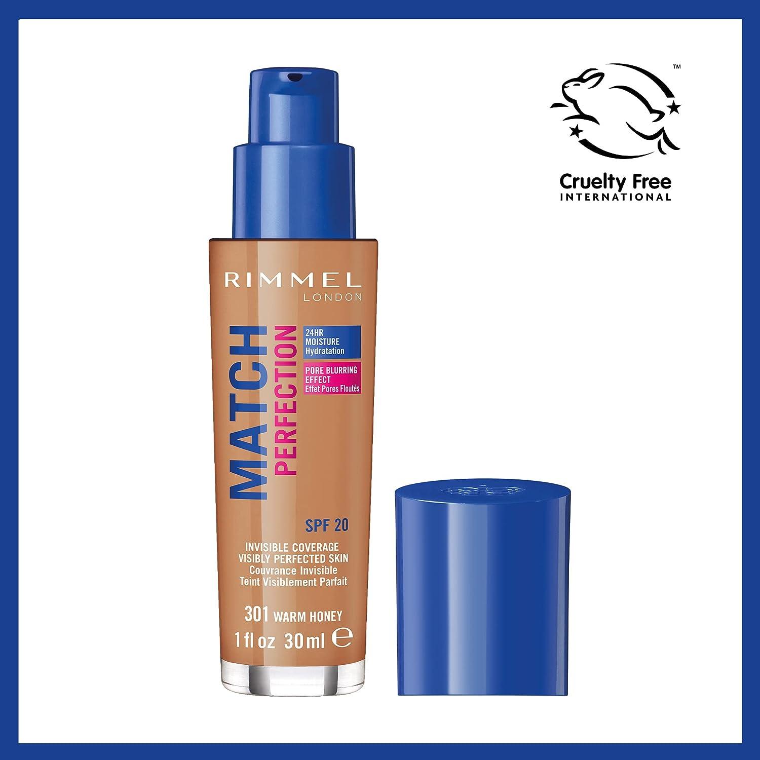 Rimmel Match Perfection Foundation 301 Warm Honey