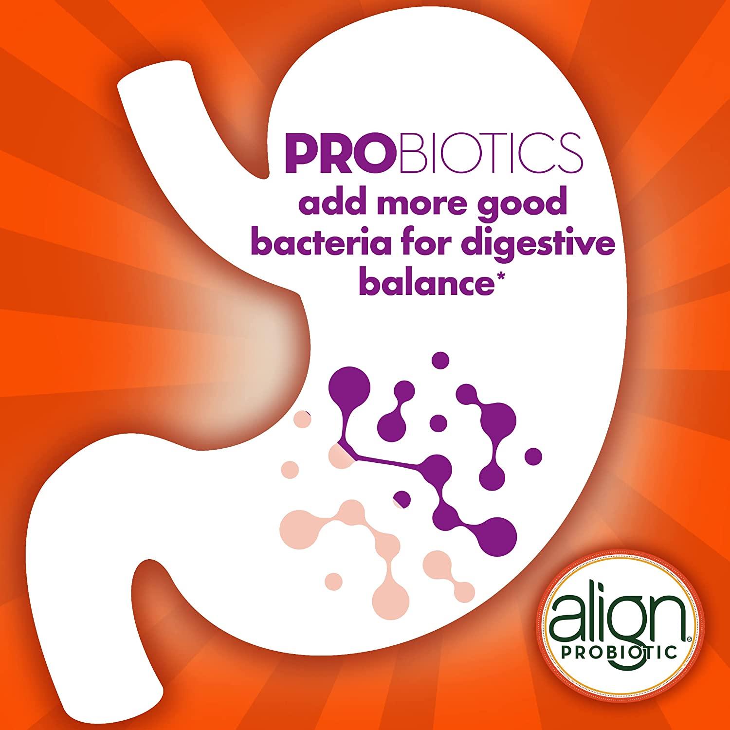 Align DualBiotic, Prebiotic + Probiotic for Men And Women, Help nourish