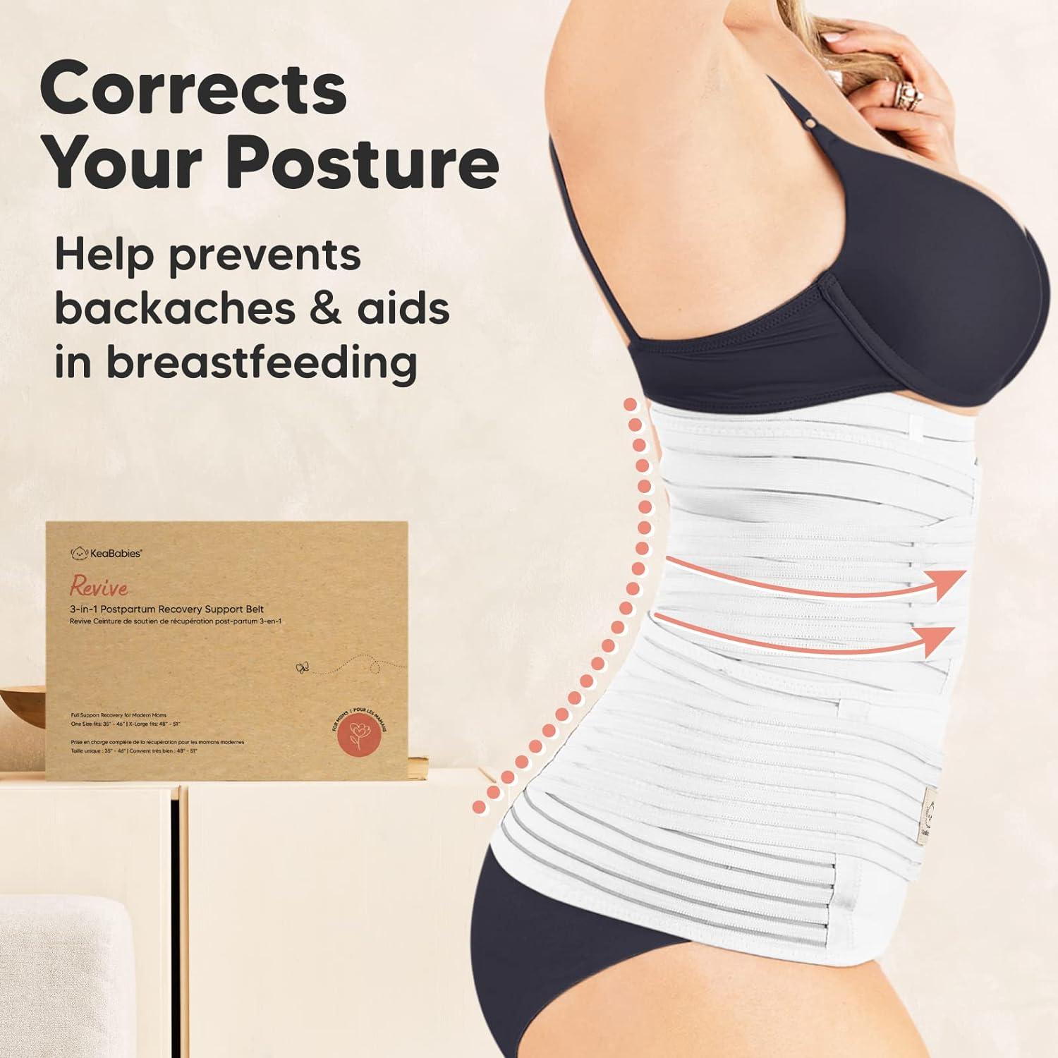 in Postpartum Belly Support Wrap Slimming Girdle Body