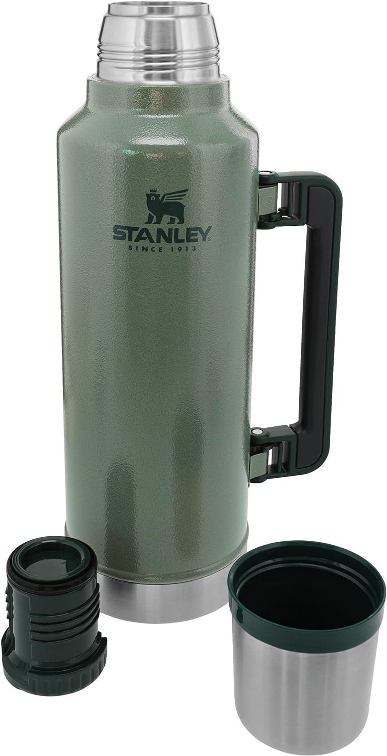 Stanley Classic Legendary Thermos Bottle 1.9L - Keeps Drinks Hot or Cold  for 45 Hours - BPA-Free Dishwasher Safe Hammertone Green | Buy Now with  Express International Delivery | GoSupps.com