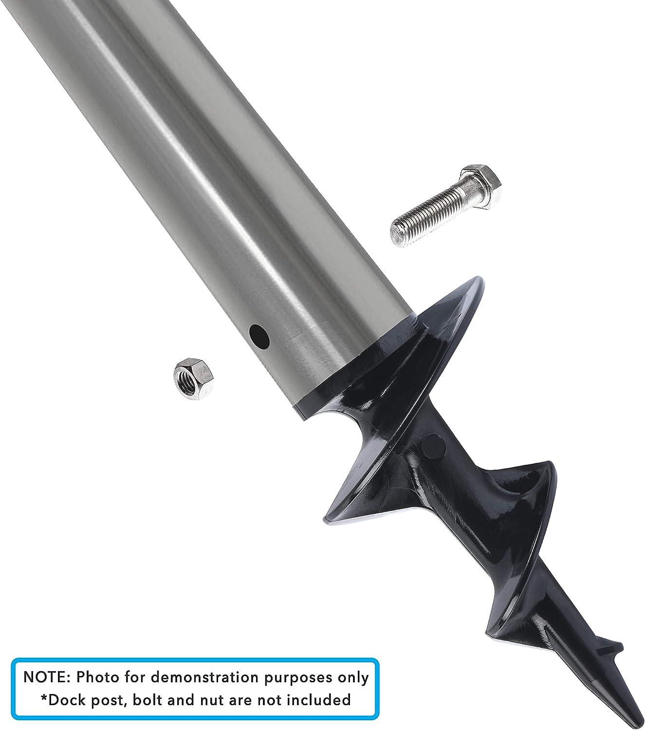 XFLOAT Sand Auger for 2 Aluminum Dock Post Secure Your Dock with Ease