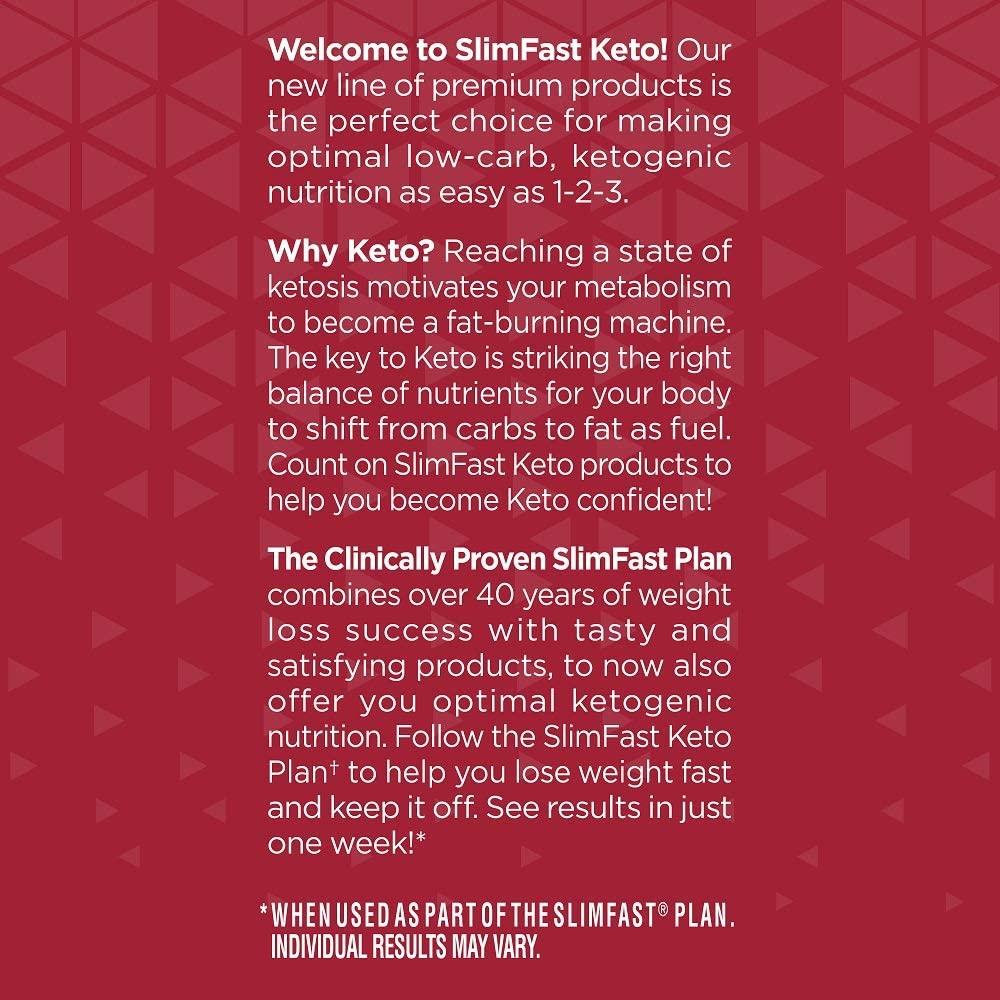 SlimFast Keto Ketone Test Strips, Reagent Strips for Urinalysis and