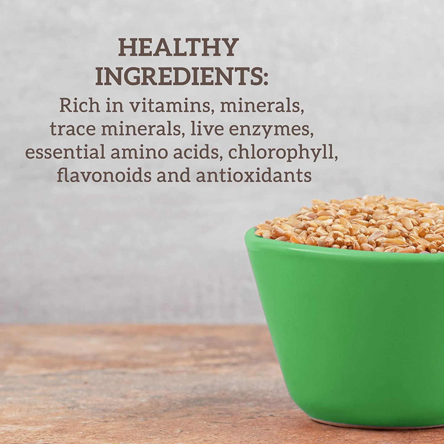 Hallelujah Diet Organic BarleyMax Barley and Alfalfa Grass Juice