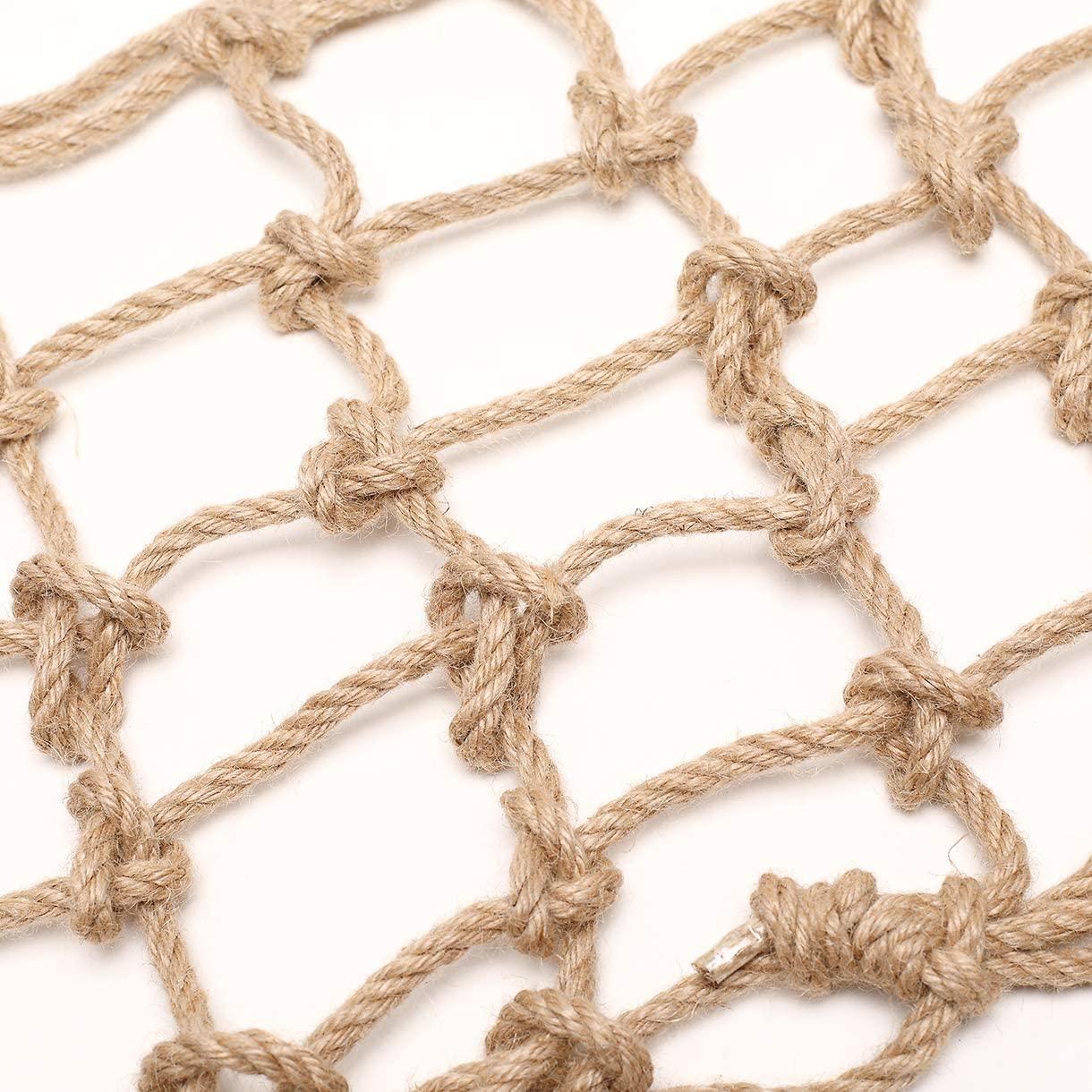 Morezi Parrot Bird Climbing Net Cotton Rope Cage Wood Hemp Rope Ladder