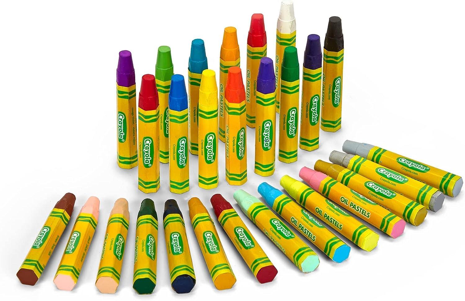 Crayola Oil Pastels, School Supplies, Kids Indoor Activities At Home, 28  Assorted Colors