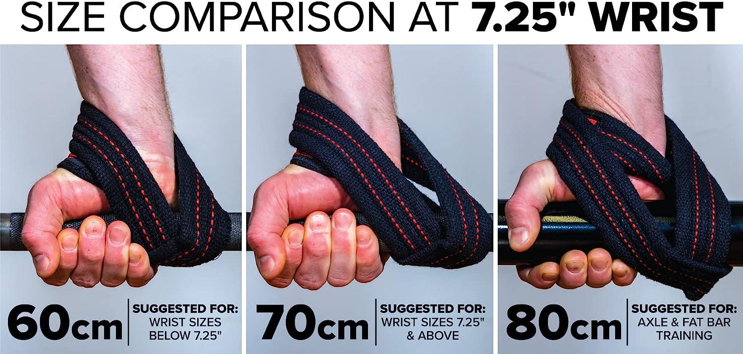 SERIOUS STEEL FITNESS Figure 8 Straps Deadlift Straps Heavy Duty Lifting Straps Strongman