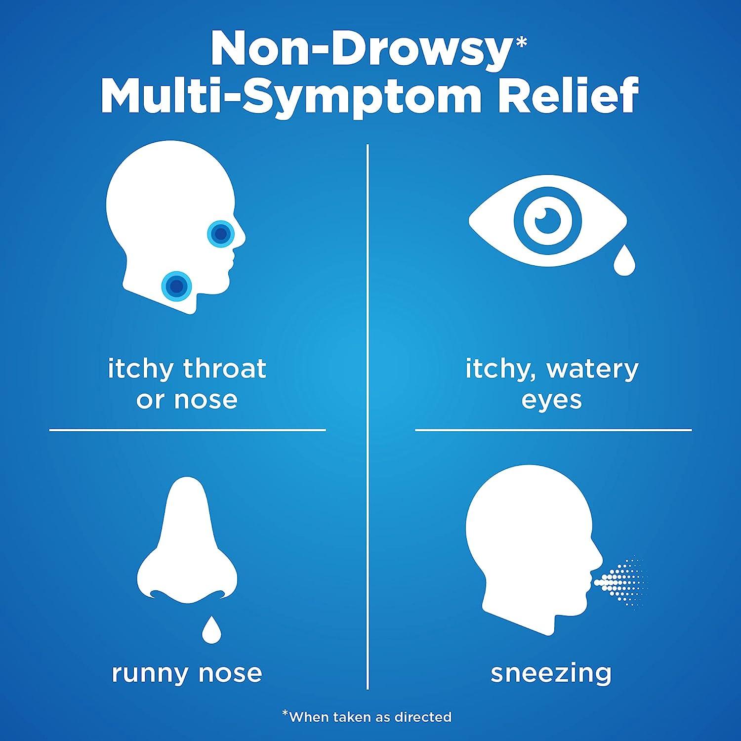 Amazon Basic Care Loratadine 10mg Tablets 300 Count, 24Hour Allergy Relief Antihistamine