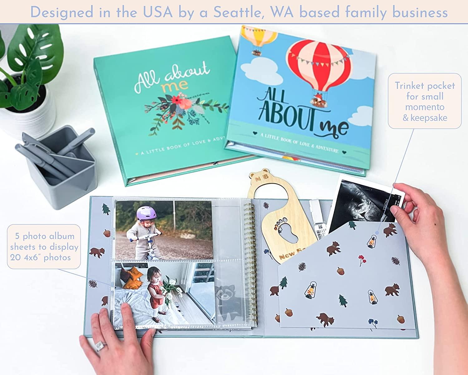 Babys First Year Woodland Baby Stuff Twin Baby Memory Book Hard