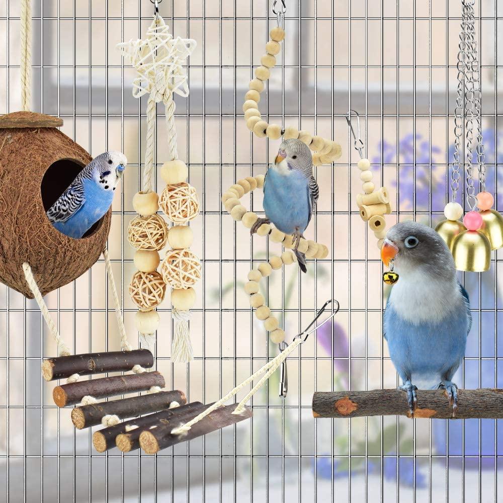 Katumo Bird Toys Parakeet Hideout