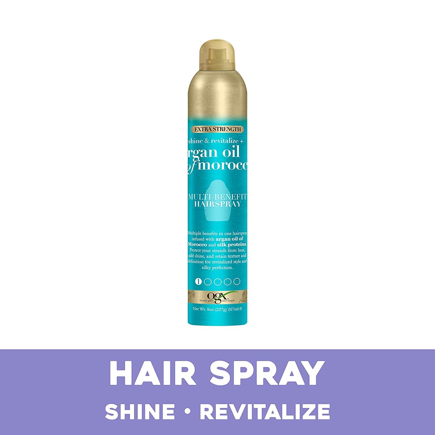 OGX Revitalize + Argan Shine Extra Strength MultiBenefit Heat