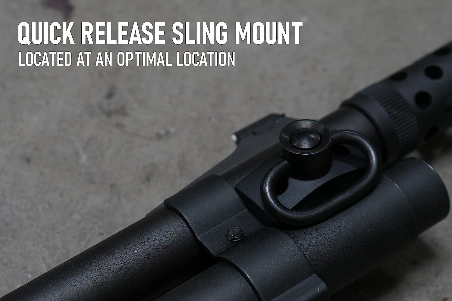 Monstrum Shotgun Accessory Mount with Sling Swivel and Picatinny Attachment