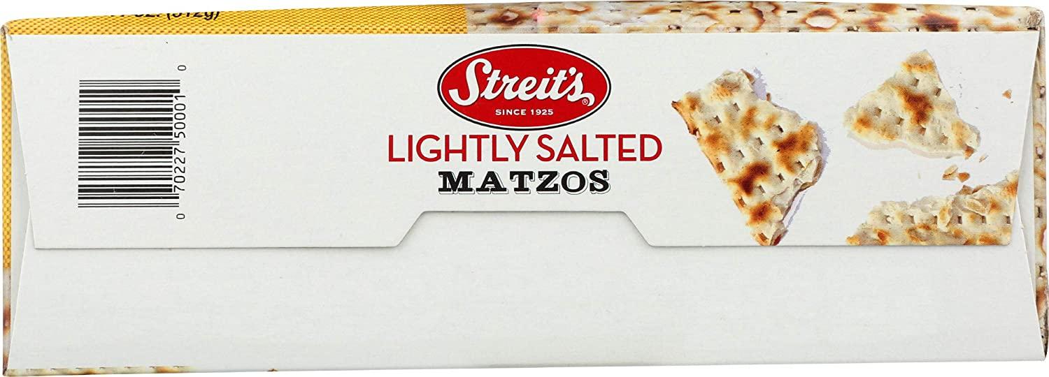 Streits, Lightly Salted Matzo, 11oz (3 Pack)