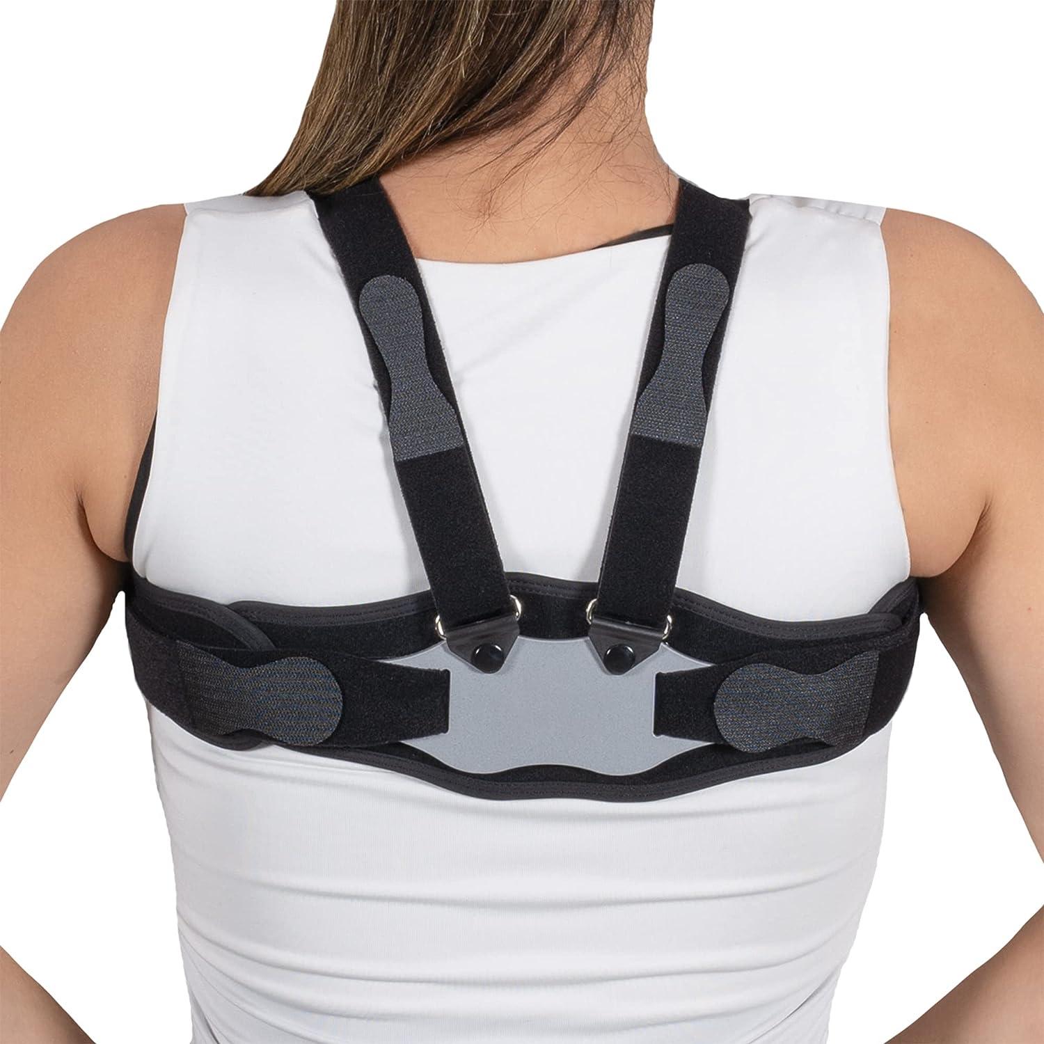 pucka Pectus Carinatum Brace With Adjustable Straps For More Rigid  Compression on Sternum Pigeon Chest Corset for Adults One Size