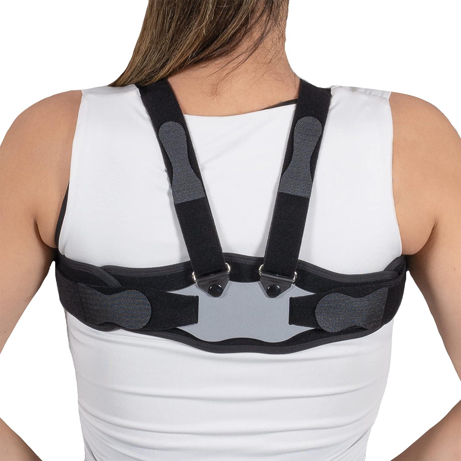Pucka Pectus Carinatum Brace Adjustable Straps, Rigid Compression for Sternum, Pigeon Chest