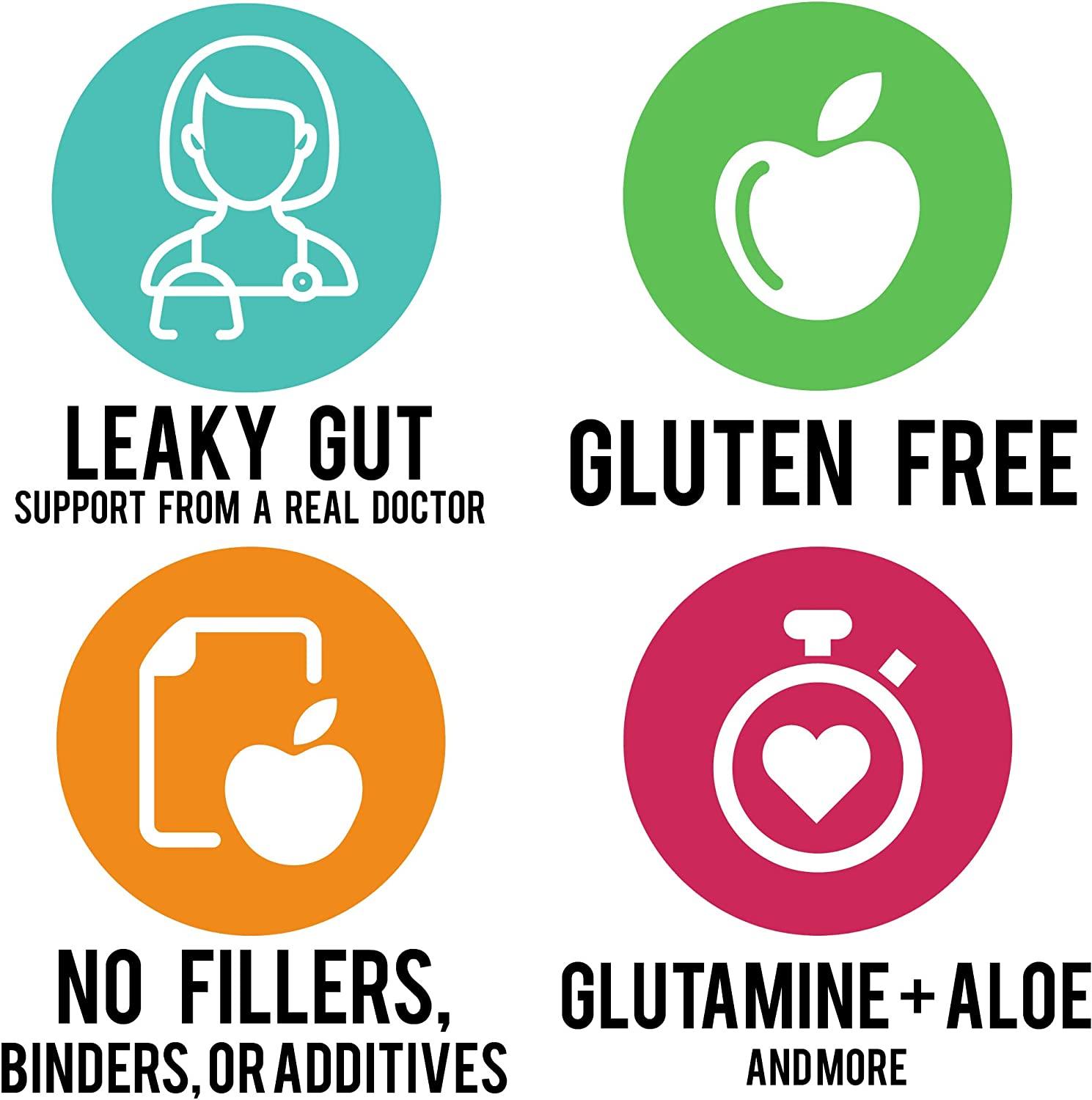 Gut Assist Leaky Gut Repair Supplement Powder Glutamine