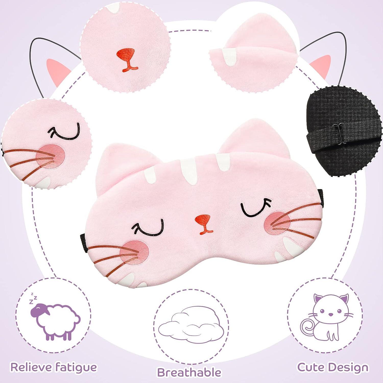 6 Pcs Sleep Mask for Kids Cute Animal Sleeping Eye Cover Soft and