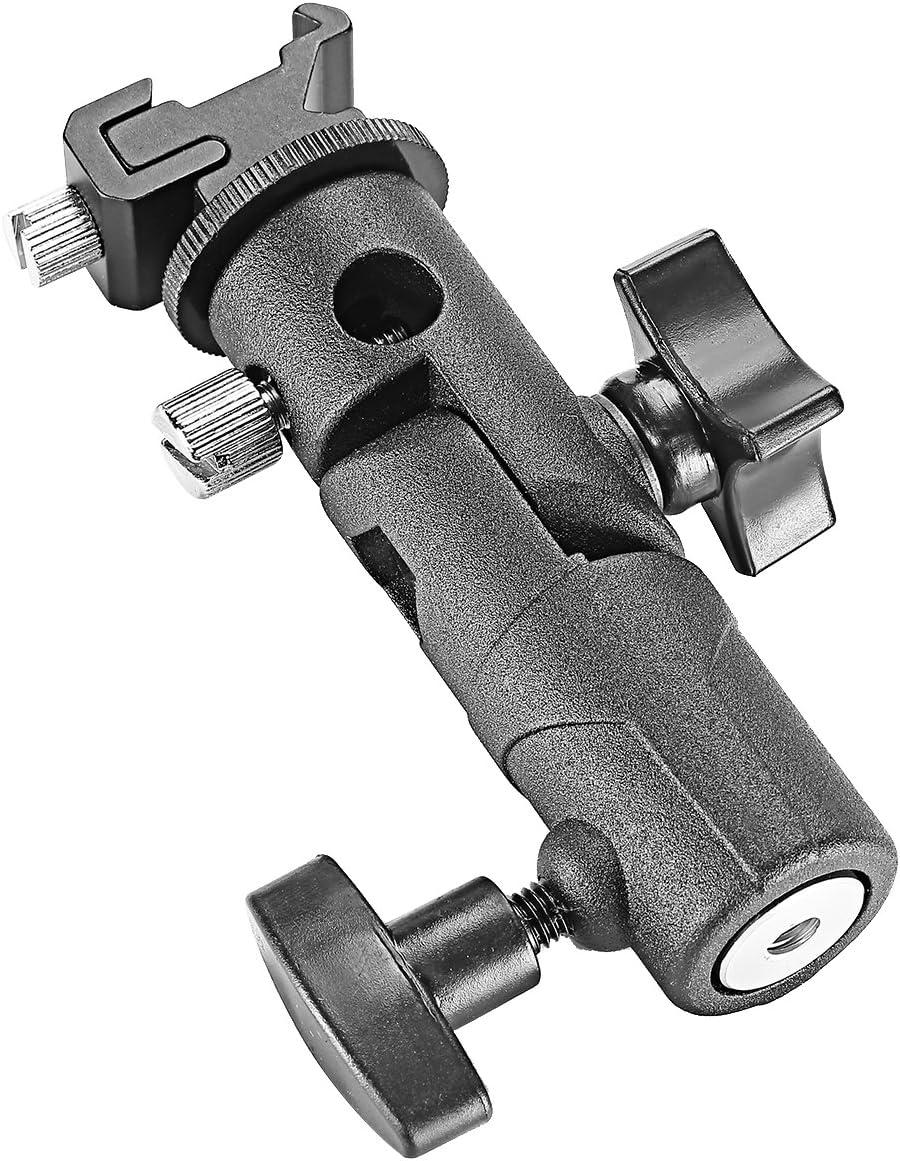 Neewer Professional Universal E Type Camera Flash Speedlite Mount Swivel Light Stand Bracket