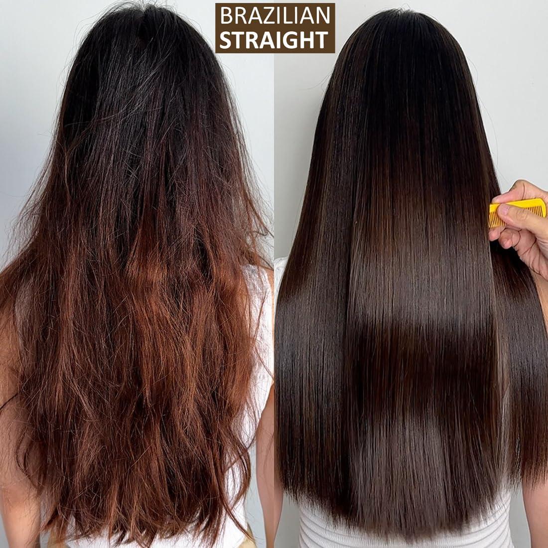 Formaldehyde-Free Brazilian Keratin Hair Straightening Treatment