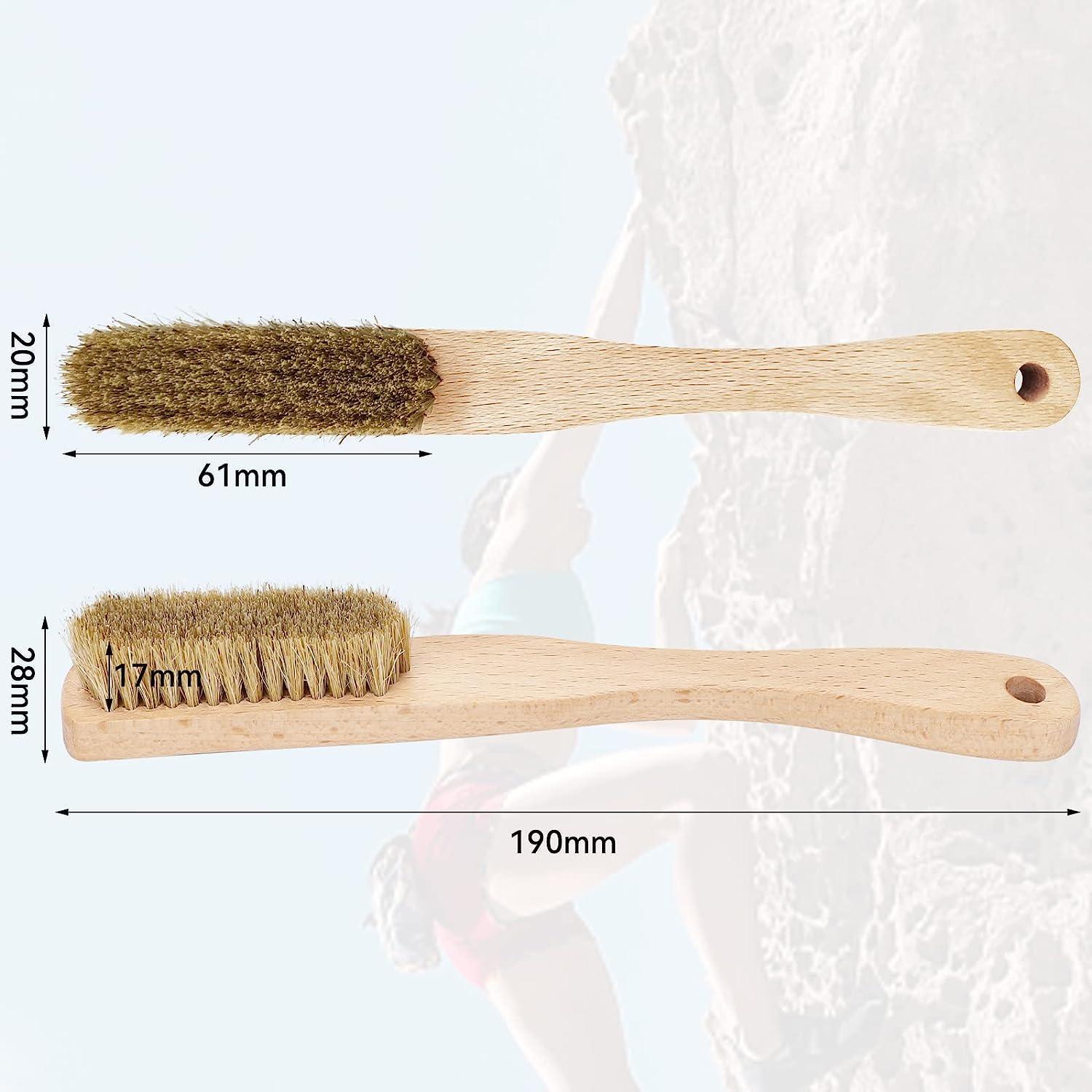 Rock Climbing Brush & Bouldering Brush with Thick Ultra Durable Boar's