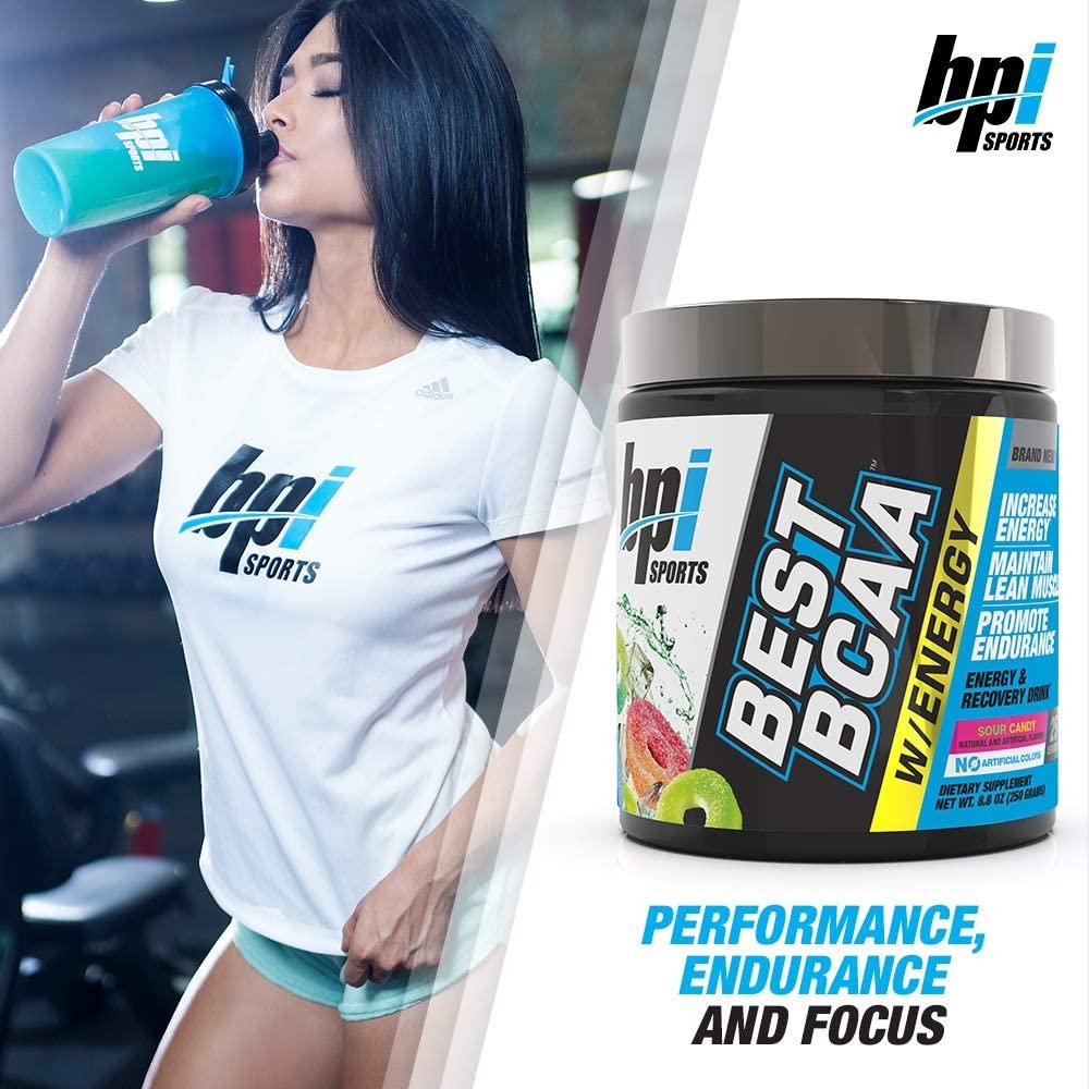 BPI Sports Best BCAA Energy Powder Lean Muscle Building & Enhanced