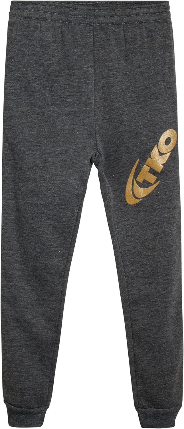 TKO Girls Jogger Set 4 Piece Fleece Hoodie and Sweatpants