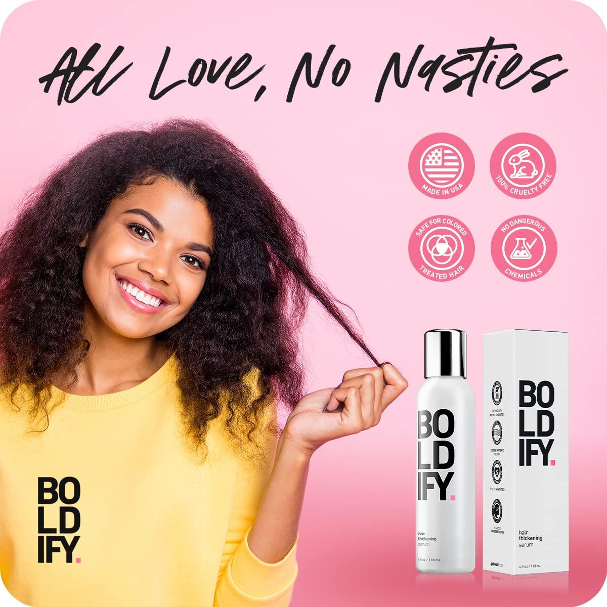Boldify Hair Thickening Serum - Best Hair Thickening Products for