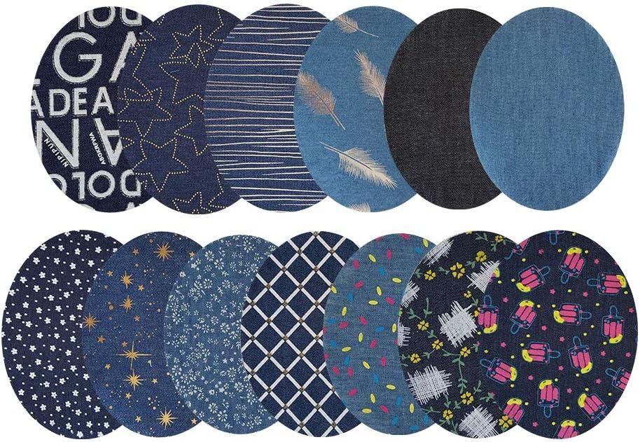  Woohome 12 PCS Iron On Denim Patches Solar System Sewing Knee  Repair Patches Jeans Patch Iron on Inside for Clothing Jeans and DIY Repair  : Arts, Crafts & Sewing